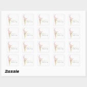 Little Star Wordt Twee Stickers (Vel)