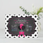 Little Starlet Chalkboard Kaart (Staand voorkant)