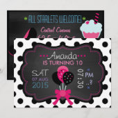 Little Starlet Chalkboard Kaart (Voorkant / Achterkant)