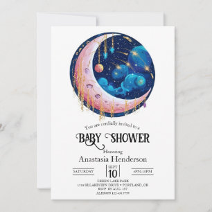 Little Stars Baby shower Kaart