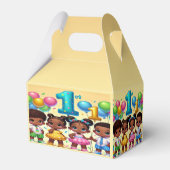 Little Stars First Birthday Bash Bedankdoosjes (Achterkant)