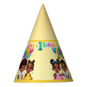 Little Stars First Birthday Bash Feesthoedjes (Voorkant)