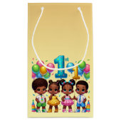 Little Stars First Birthday Bash Klein Cadeauzakje (Achterkant)