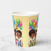 Little Stars First Birthday Bash Papieren Bekers (Rechts)