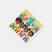 Little Stars First Birthday Bash Servet (Hoek)