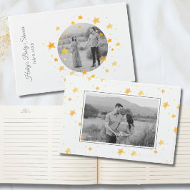 Little Stars Gepersonaliseerd Baby shower Gastenbo Gastenboek