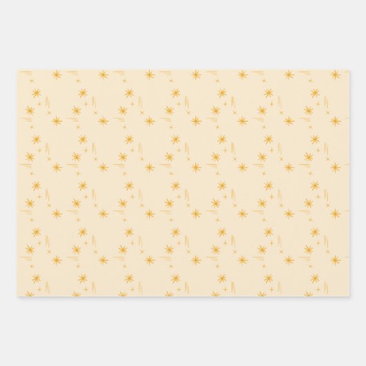 Little stars wrapping paper set of 3 (Voorkant)
