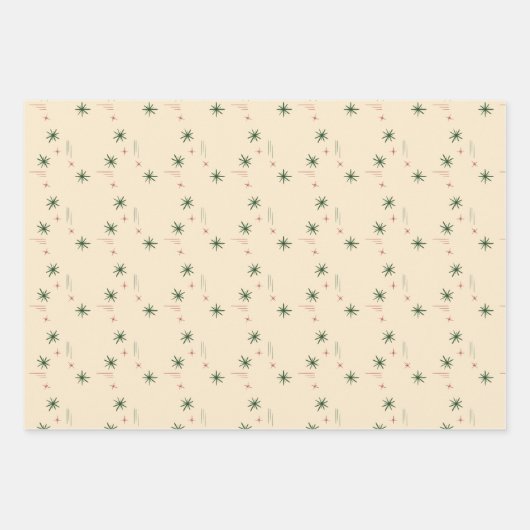 Little stars wrapping paper set of 3 (Voorkant)
