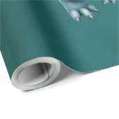 Little Steam Dragon – Professional Chaos Engineer. Cadeaupapier (Rol Hoek)