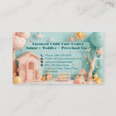 Little Steps Day Care Small Business QR Code  Visitekaartje (Achterkant)