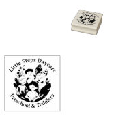Little Steps Daycare Preschool And Toddlers Custom Rubberstempel (Gestempeld)