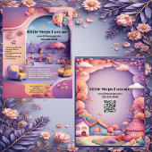 Little Steps Daycare Preschool Logo Small Business Flyer