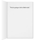 "Little Stick"-Wenskaart (Binnen (Rechts))