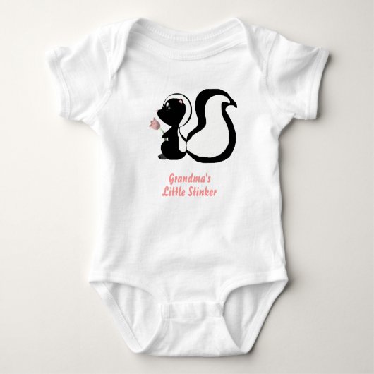 "Little Stinker" Baby Romper (Voorkant)