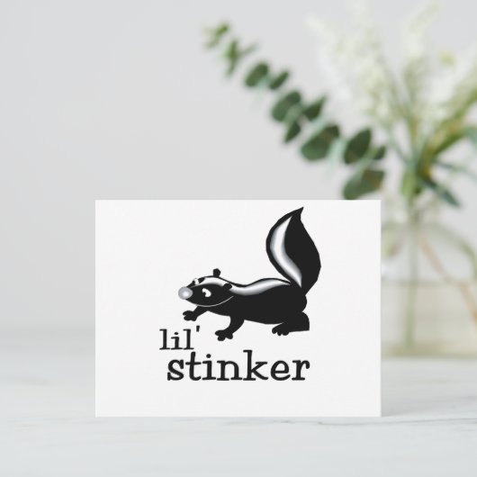 Little Stinker Briefkaart (Staand voorkant)