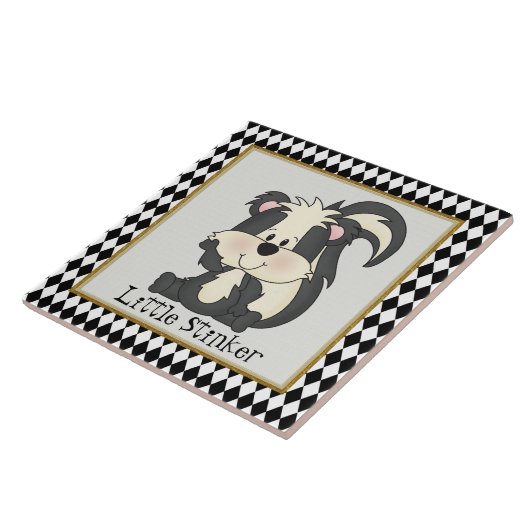 Little Stinker leuke cartoon tegels Tegeltje (Zijkant)