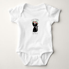 Little Stinker Personalized Baby Skunk Romper