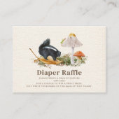 Little Stinker Skunk Baby shower Diaper Raffle Informatiekaartje (Voorkant)
