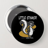 Little Stinker Skunk Ronde Button 4,0 Cm (Voorkant /achterkant)