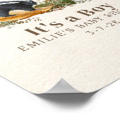 Little Stinker Woodland Skunk Boy Baby shower Poster (Hoek)