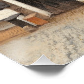 Little Street Johannes Vermeer Glossy Poster (Hoek)