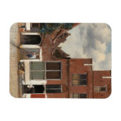 Little Street Johannes Vermeer Magneet (Horizontaal)