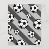 Little Striker Voetbal Budget Verjaardag Uitnodigi (Achterkant)