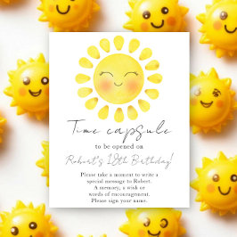 Little Sun Tijdscapsule 1e verjaardag Poster
