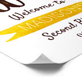 Little Sunflower 2e verjaardag Poster (Hoek)