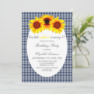 Little Sunflower Birthday Kaart