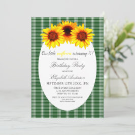 Little Sunflower Birthday Kaart