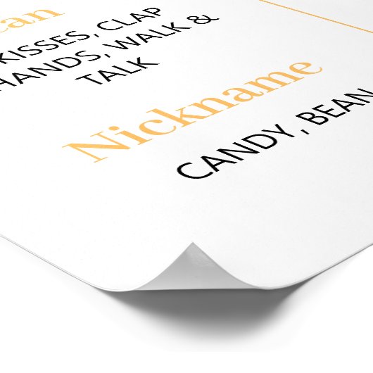 Little Sunshine 1st Birthday Milestone Poster (Hoek)