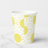 Little Sunshine 1st Birthday Party Papieren Bekers (Rechts)