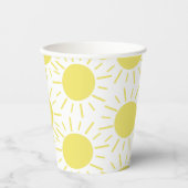 Little Sunshine 1st Birthday Party Papieren Bekers (Voorkant)