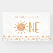 Little Sunshine 1st Birthday Spandoek (Horizontaal)