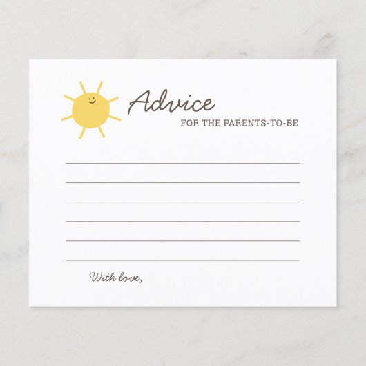 Little Sunshine Baby Advies voor aanstaande ouders (Voorkant)
