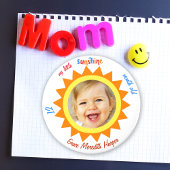 Little Sunshine Baby Foto Keepsake Keuken Kantoor Magneet