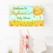 Little Sunshine Baby shower - Banner (Insitu)