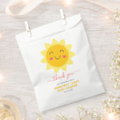 Little Sunshine Baby shower Dank u Favor Tassen Bedankzakje (Geknipt)