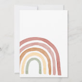 Little Sunshine Baby shower Invitation Kaart (Achterkant)