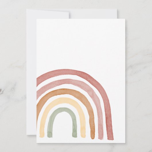 Little Sunshine Baby shower Invitation Kaart (Achterkant)