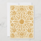 Little Sunshine Baby shower Invitation Kaart (Achterkant)