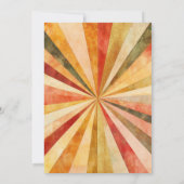 Little Sunshine Baby shower Kaart (Achterkant)