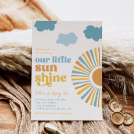 Little Sunshine Birthday Invitation Kaart