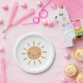 Little Sunshine Birthday Papieren Bordje (Feest)