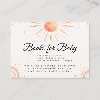Little Sunshine Boeken Voor Baby Informatiekaartje