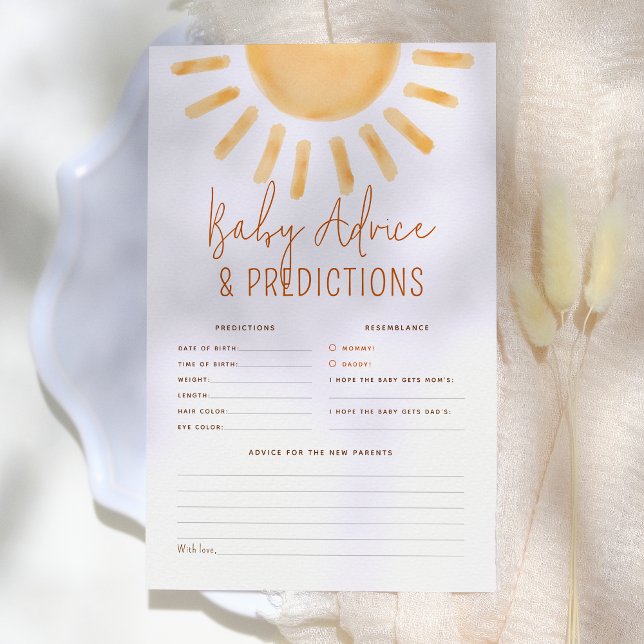 Little Sunshine Boho Baby Voorspelling & Advies sp (Creator heeft geüpload)
