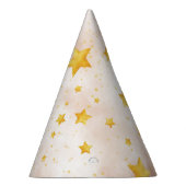 Little Sunshine Boho Rainbow Gold Star Birthday Feesthoedjes (Rechts)
