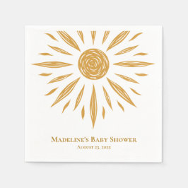 Little Sunshine Custom Baby shower servet