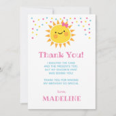 Little Sunshine Dank je kaarten (Voorkant)